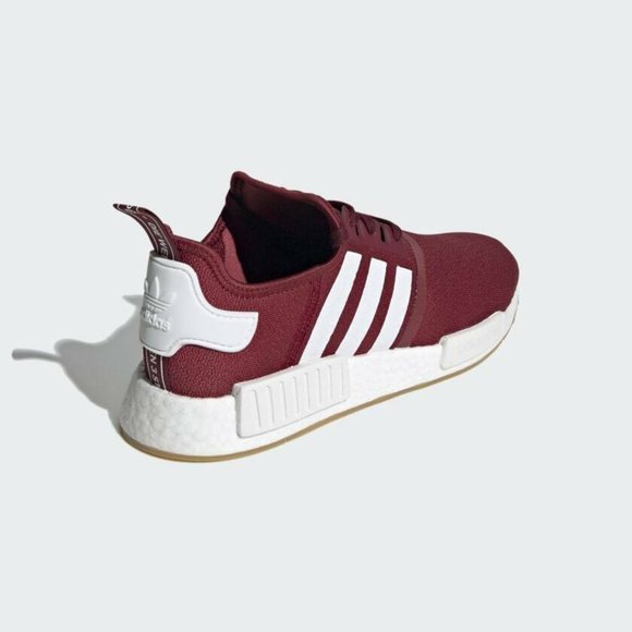 Adidas Originals Men's Burgundy White NMD_R1 Fashion Sneakers Size 8.5 FX6787 - Picture 5 of 5